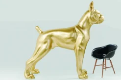 Skulptur Staty Toto - Dekor XL Guld Hund, 190cm - KARE Design