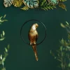 Skulptur Swinging Parrot - Hängande Dekor Papegoja Guld - KARE Design