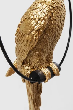 Skulptur Swinging Parrot - Hängande Dekor Papegoja Guld - KARE Design