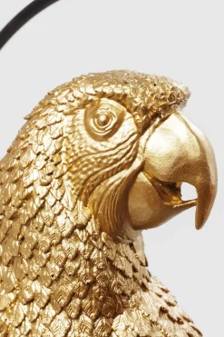 Skulptur Swinging Parrot - Hängande Dekor Papegoja Guld - KARE Design