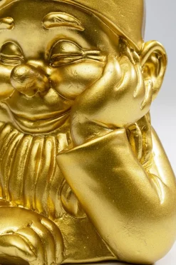 Skulptur Tomte - Guld, 21cm - KARE Design