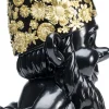 Skulptur Tomte Standing - Svart/Guld, 61cm - KARE Design