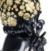 Skulptur Tomte Standing - Svart/Guld, 46cm - KARE Design