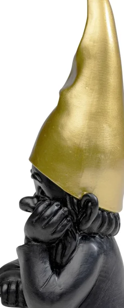 Skulptur Tomte - Svart, 21cm - KARE Design