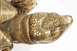Skulptur Turtle - Dekor Sköldpadda Guld, 95cm - KARE Design