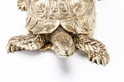 Skulptur Turtle - Dekor Sköldpadda Guld, 26cm - KARE Design