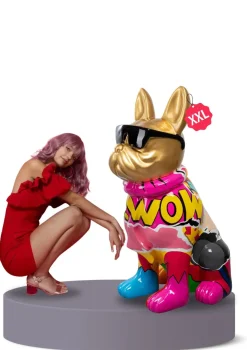 Skulptur XL Graffiti Dog, 152cm - KARE Design
