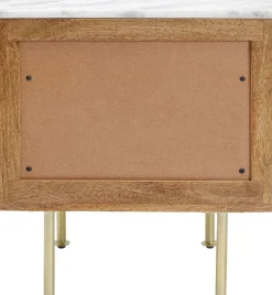 Sängbord Grace - Byrå - Trä/Marmor/Guld - KARE Design