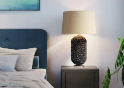 Sängbord Luxury Push - Grå Spegelglas, 2 Lådor - KARE Design