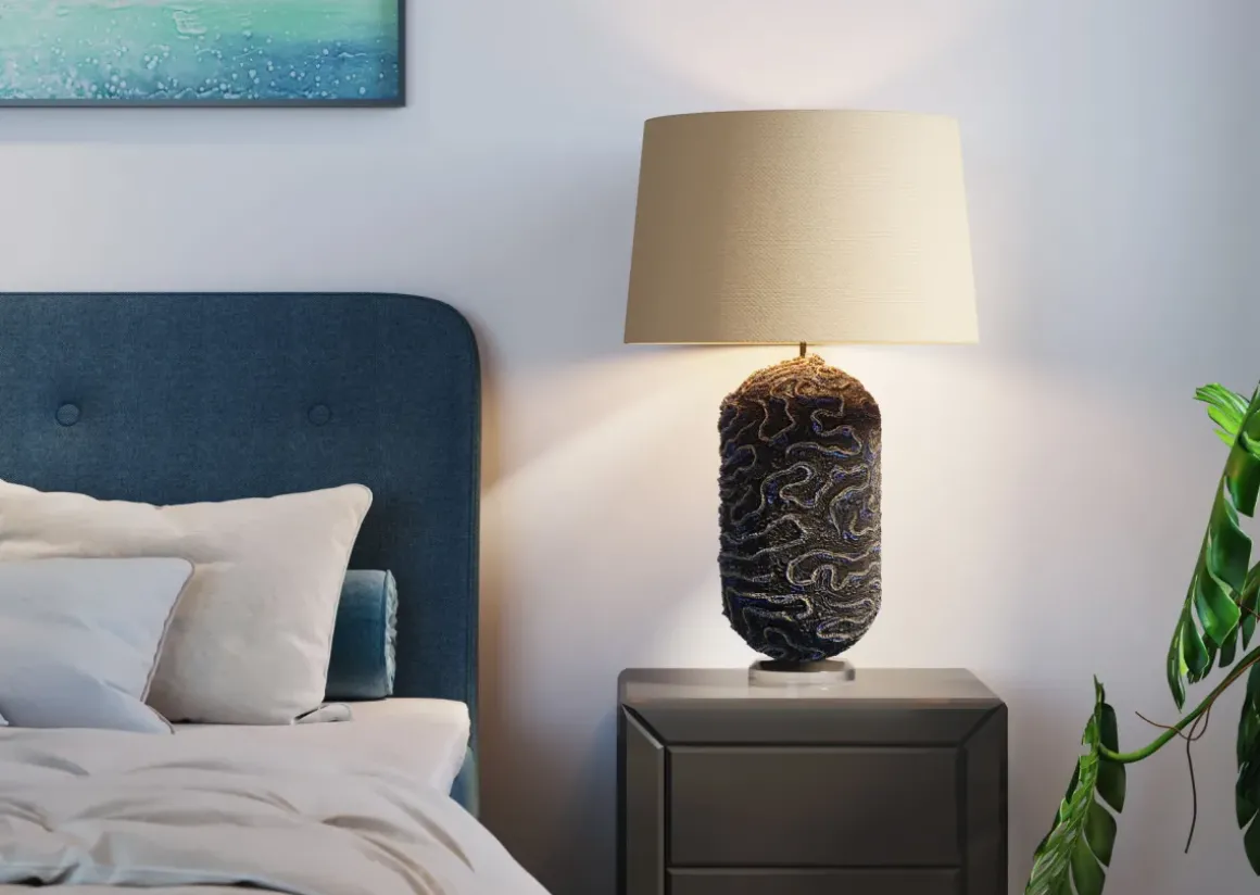 Sängbord Luxury Push - Grå Spegelglas, 2 Lådor - KARE Design