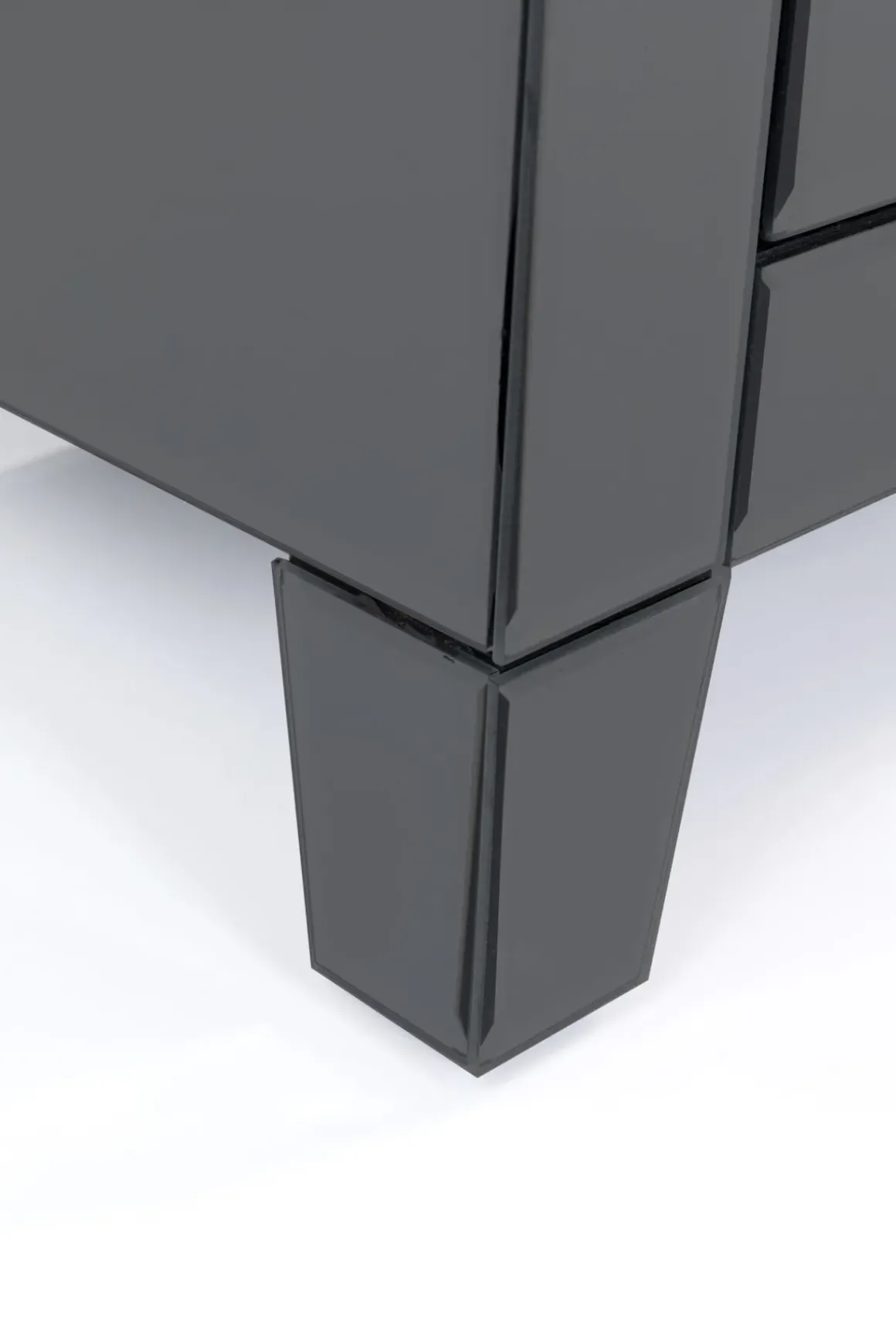 Sängbord Luxury Push - Grå Spegelglas, 2 Lådor - KARE Design