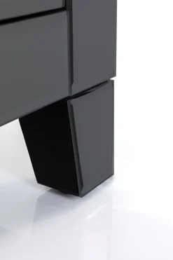 Sängbord Luxury Push - Grå Spegelglas, 2 Lådor - KARE Design