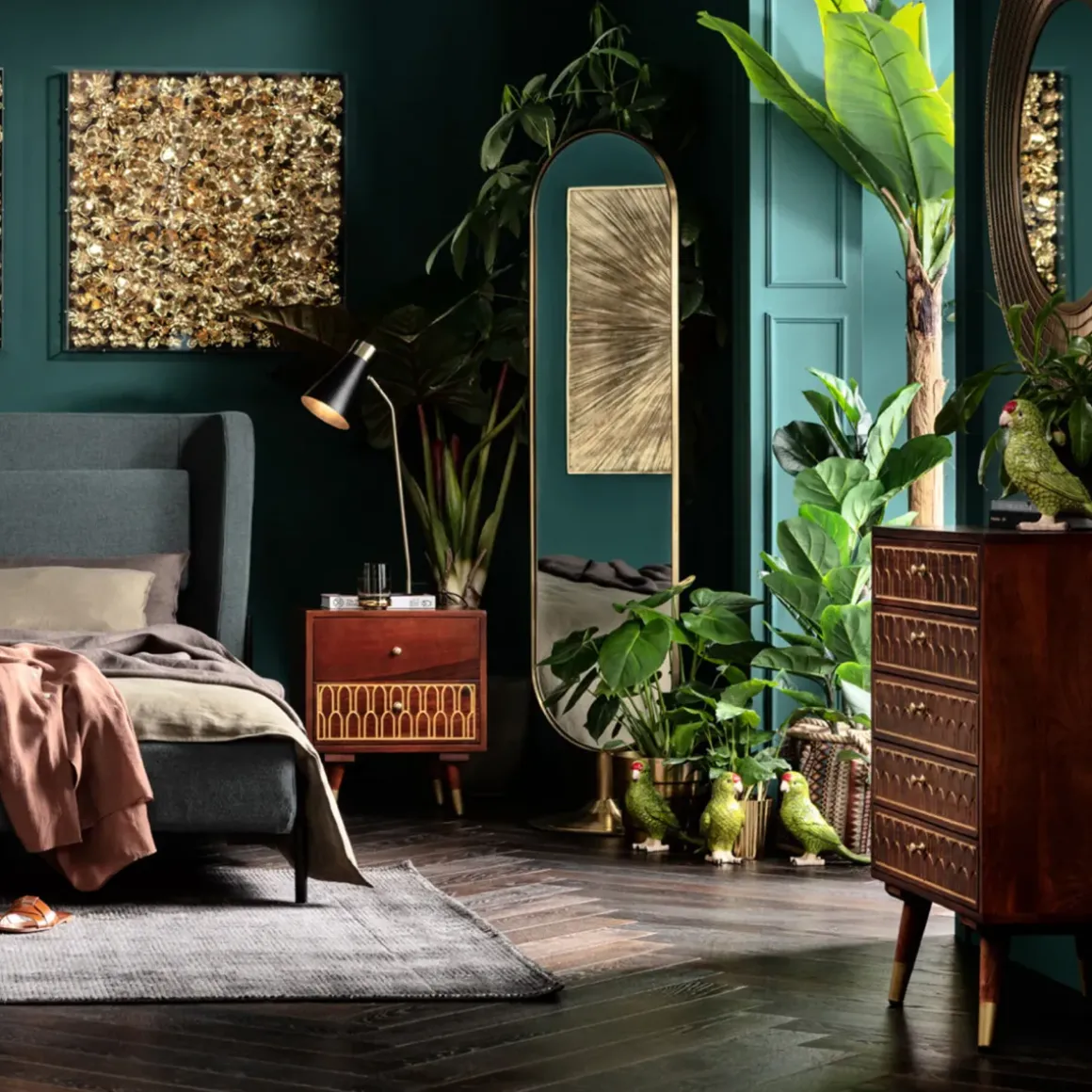 Sängbord Muskat - Byrå, 2 Lådor - KARE Design
