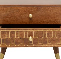 Sängbord Muskat - Byrå, 2 Lådor - KARE Design