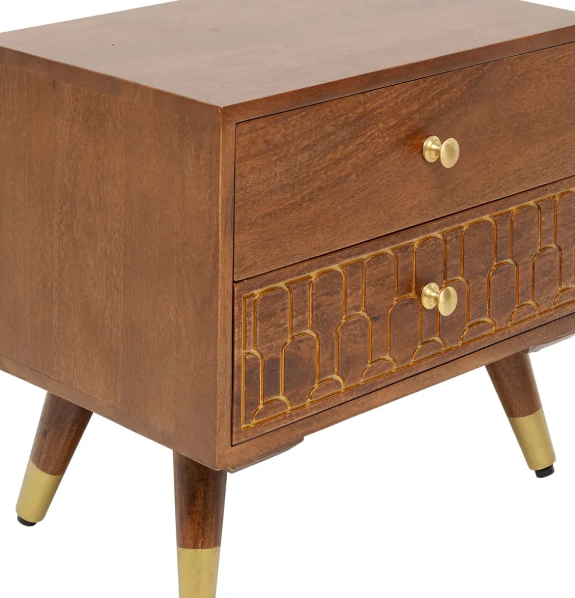 Sängbord Muskat - Byrå, 2 Lådor - KARE Design