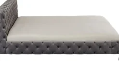 Säng Desire 180x200cm - Grå Sammet - KARE Design