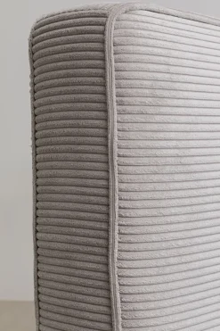 Säng East Side Cord - Grå, 160x200cm - KARE Design
