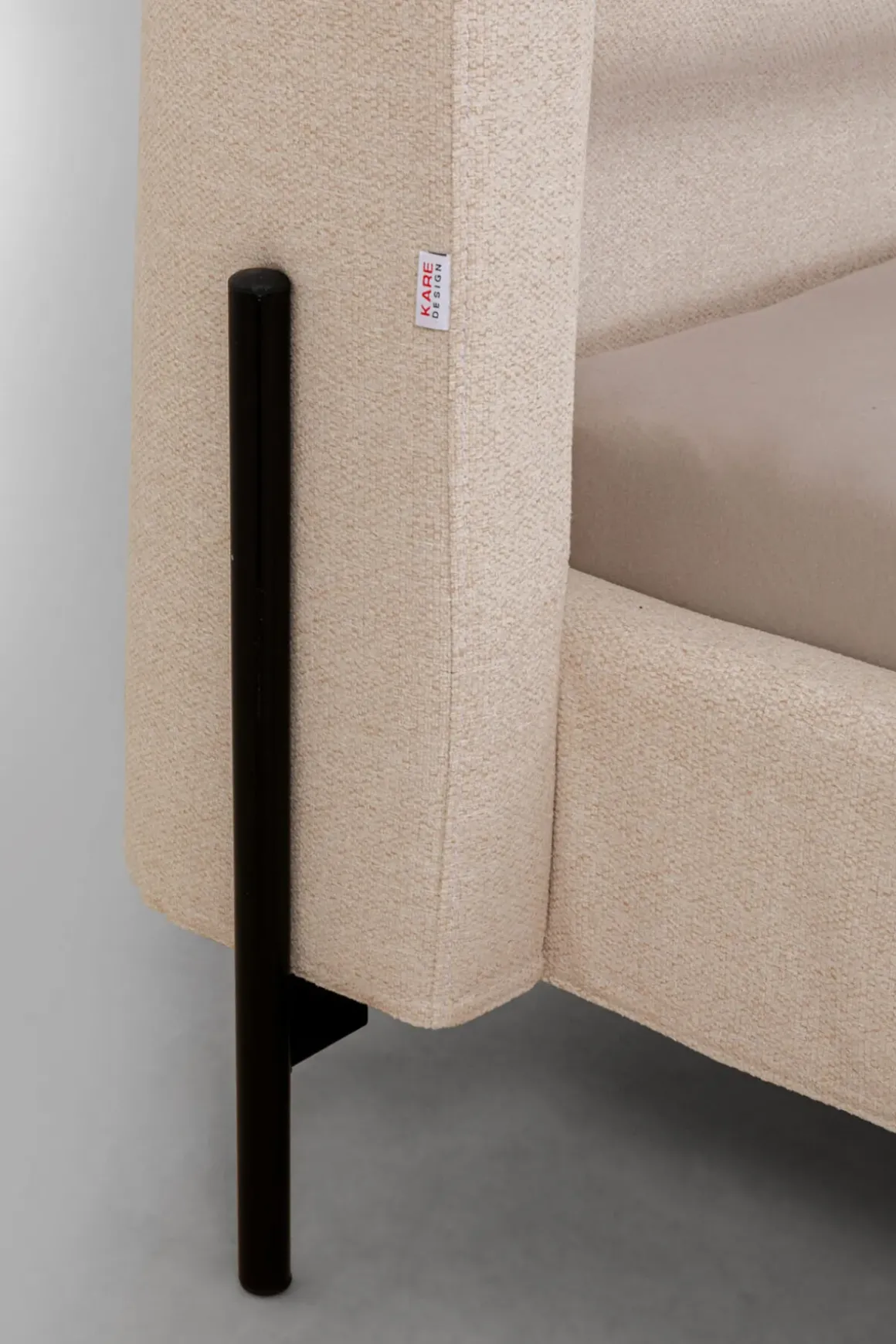Säng Tivoli 180x200cm - Ljus beige - KARE Design
