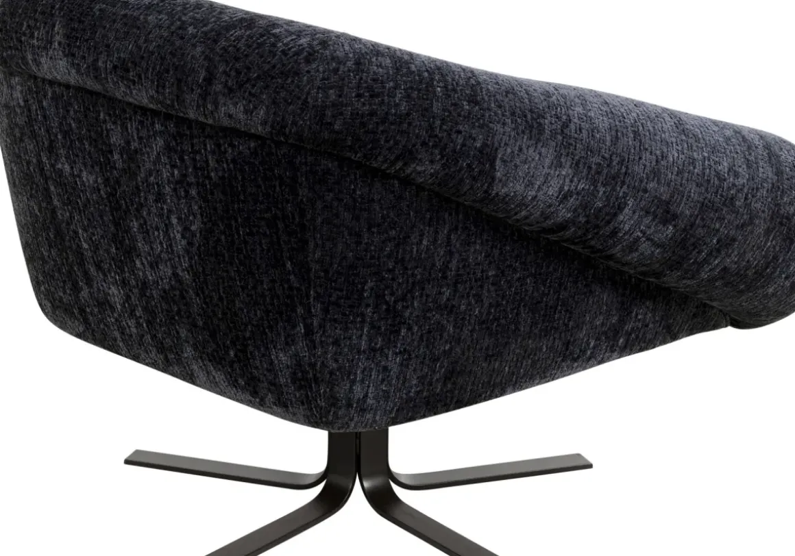 Snurrfåtölj Ciao Midnight - Grå/Blå - KARE Design