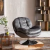 Snurrfåtölj Cosy - Grå Sammet - KARE Design
