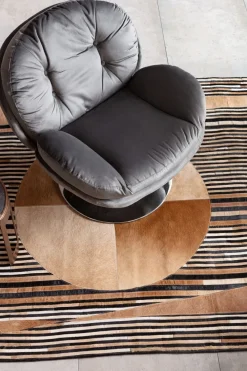 Snurrfåtölj Cosy - Grå Sammet - KARE Design