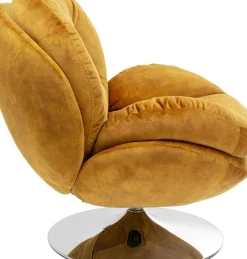 Snurrfåtölj Cosy - Sammet Bärnsten - KARE Design