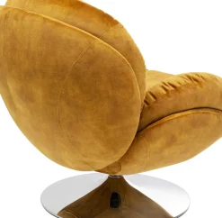 Snurrfåtölj Cosy - Sammet Bärnsten - KARE Design