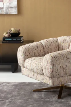 Snurrfåtölj Janno - Beige - KARE Design