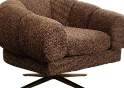 Snurrfåtölj Janno - Brun - KARE Design