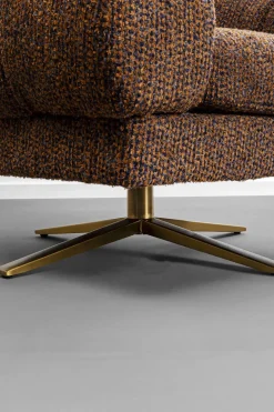 Snurrfåtölj Janno - Brun - KARE Design