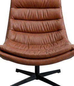 Snurrfåtölj Lido - Brun - KARE Design