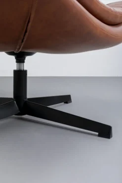 Snurrfåtölj Lido - Brun - KARE Design