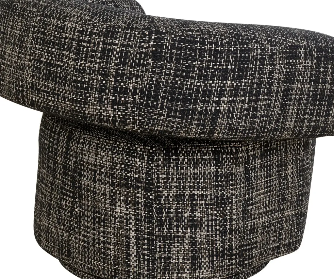Snurrfåtölj Maye Bow - Grå - KARE Design