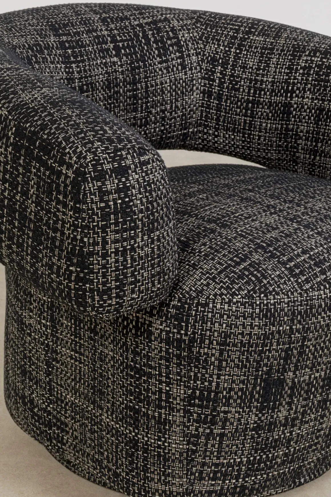 Snurrfåtölj Maye Bow - Grå - KARE Design