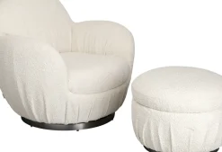 Snurrfåtölj Nube - Boucle - KARE Design