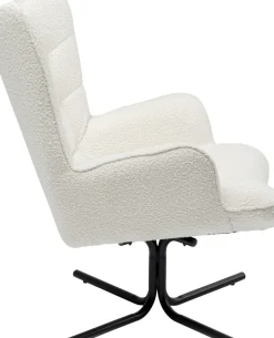 Snurrfåtölj Oscar - Bouclé Cream - KARE Design