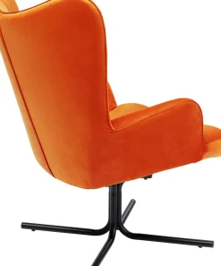 Snurrfåtölj Oscar - Sammet/Orange - KARE Design