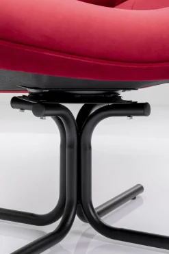 Snurrfåtölj Oscar - Sammet/Röd - KARE Design