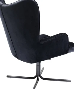 Snurrfåtölj Oscar - Svart Sammet - KARE Design