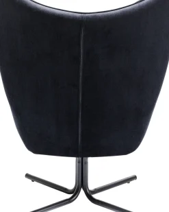 Snurrfåtölj Oscar - Svart Sammet - KARE Design
