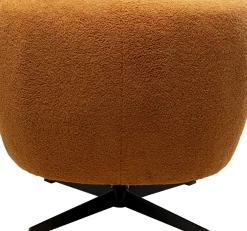 Snurrfåtölj Peony -Brun - KARE Design