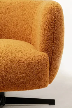 Snurrfåtölj Peony -Brun - KARE Design