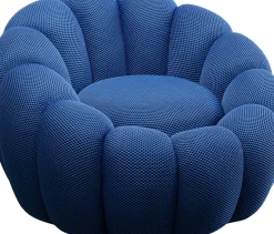 Snurrfåtölj Peppo Bloom - Blå - KARE Design