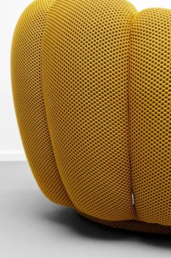 Snurrfåtölj Peppo Bloom - Gul - KARE Design