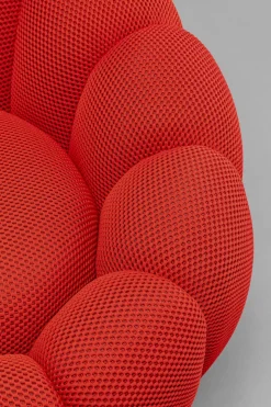 Snurrfåtölj Peppo Bloom - Röd - KARE Design