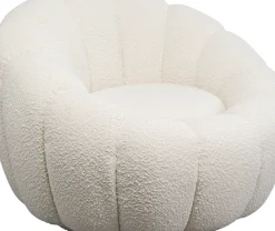 Snurrfåtölj Peppo Bloom - Vit - KARE Design