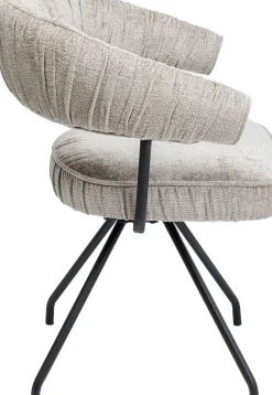 Snurrstol Arabella - Silvergrå - KARE Design