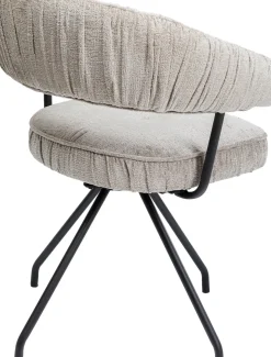 Snurrstol Arabella - Silvergrå - KARE Design