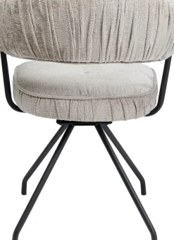 Snurrstol Arabella - Silvergrå - KARE Design