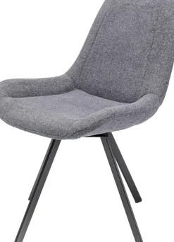 Snurrstol Baron - Grå/Svart - KARE Design